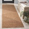 SAFAVIEH Area Rug 8×10 – Natural Fiber Collection – Large – Natural, Handmade Jute, Ideal for Living Room, Bedroom, Dining Space (NF371A)(Natural)