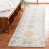 SAFAVIEH Area Rug 8×10 – Natural Fiber Collection – Large – Natural & Black, Handmade Flat Weave Jute, Farmhouse Geometric Design, Ideal for Living Room, Bedroom, Dining Space (NF382A)(Ivory/Blue)
