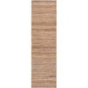 SAFAVIEH Area Rug 8×10 – Natural Fiber Collection – Large – Natural & Brown, Flat Weave Jute, Ideal for Living Room, Bedroom, Dining Space (NFB676T)(Natural/Brown)