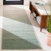 SAFAVIEH Area Rug 8×10 – Natural Fiber Collection – Large – Natural & Brown, Handmade Jute, Boho Ombre Design, Ideal for Living Room, Bedroom, Dining Space (NFB263T)(Natural/Green)