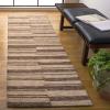 SAFAVIEH Area Rug 8×10 – Natural Fiber Collection – Large – Natural & Brown, Handmade Jute, Ideal for Living Room, Bedroom, Dining Space (NFB726T)(Natural/Brown)