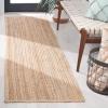 SAFAVIEH Area Rug 8×10 – Natural Fiber Collection – Large – Natural & Grey, Farmhouse Style, Ideal for Living Room, Bedroom, Dining Space (NF840F)(Natural/Grey)