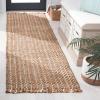 SAFAVIEH Area Rug 8×10 – Natural Fiber Collection – Large – Natural & Ivory, Handmade Jute, Farmhouse Style, Ideal for Living Room, Bedroom, Dining Space (NF820A)(Natural/Ivory)