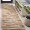 SAFAVIEH Area Rug 8×10 – Natural Fiber Couture – Large – Natural, Handmade Jute & Cotton, Ideal for Living Room, Bedroom, Dining Space (NFC101B)(Ivory/Natural)