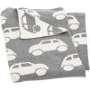 SAFAVIEH Baby Collection Herbie Car Grey and White 32″ x 40″ Cotton Throw Blanket