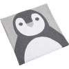 SAFAVIEH Baby Collection Olly Penguin Grey and White 32″ x 40″ Cotton Throw Blanket