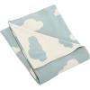 SAFAVIEH Baby Collection Skye Cloud Blue and White 32″ x 40″ Cotton Throw Blanket