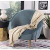 SAFAVIEH Home Adara Natural and Gold 50 x 60-inch Knit Blanket Throw