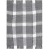 SAFAVIEH Home Collection Aspen Grey/White 50 x 60-inch Gingham Decorative Throw Blanket for Sofa Chaise Lounge Club Chair Living Room Bedroom