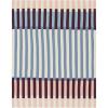 SAFAVIEH Home Collection Zoie Multicolored Stripe Cotton 50 x 60 Decorative Accent Throw Blanket