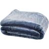 SAFAVIEH Skyler Plush Throw Blanket, Blue/White