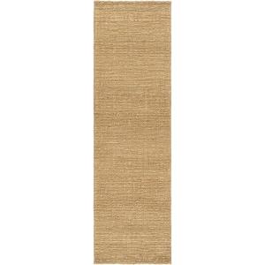 SAFAVIEH Area Rug 8×10 – Natural Fiber Collection – Large – Natural, Handmade Jute, Ideal for Living Room, Bedroom, Dining Space (NF573A)(Natural)