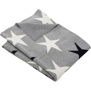 SAFAVIEH Baby Collection Star Grey and Ivory 32″ x 40″ Cotton Throw Blanket