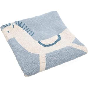 SAFAVIEH Baby Collection Tater Trot Green 32″ x 40″ Cotton Throw Blanket, 34″x41″(Blue)