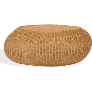 SAFAVIEH Couture – O’Reilly Oval Coffee Table – Natural Rattan – Fully Assembled – Ideal for Living Room, Family Room, 43″ W x 29.5″ D x 17.7″ H (CWK3027A)(Natural)