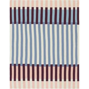 SAFAVIEH Home Collection Zoie Multicolored Stripe Cotton 50 x 60 Decorative Accent Throw Blanket