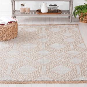 Safavieh Area Rug 8×10 – Aspect Collection – Large – Ivory & Natural, Jute & Cotton, Ideal for Living Room, Bedroom, Office, Dining Space (APE456A)(Ivory/Natural)