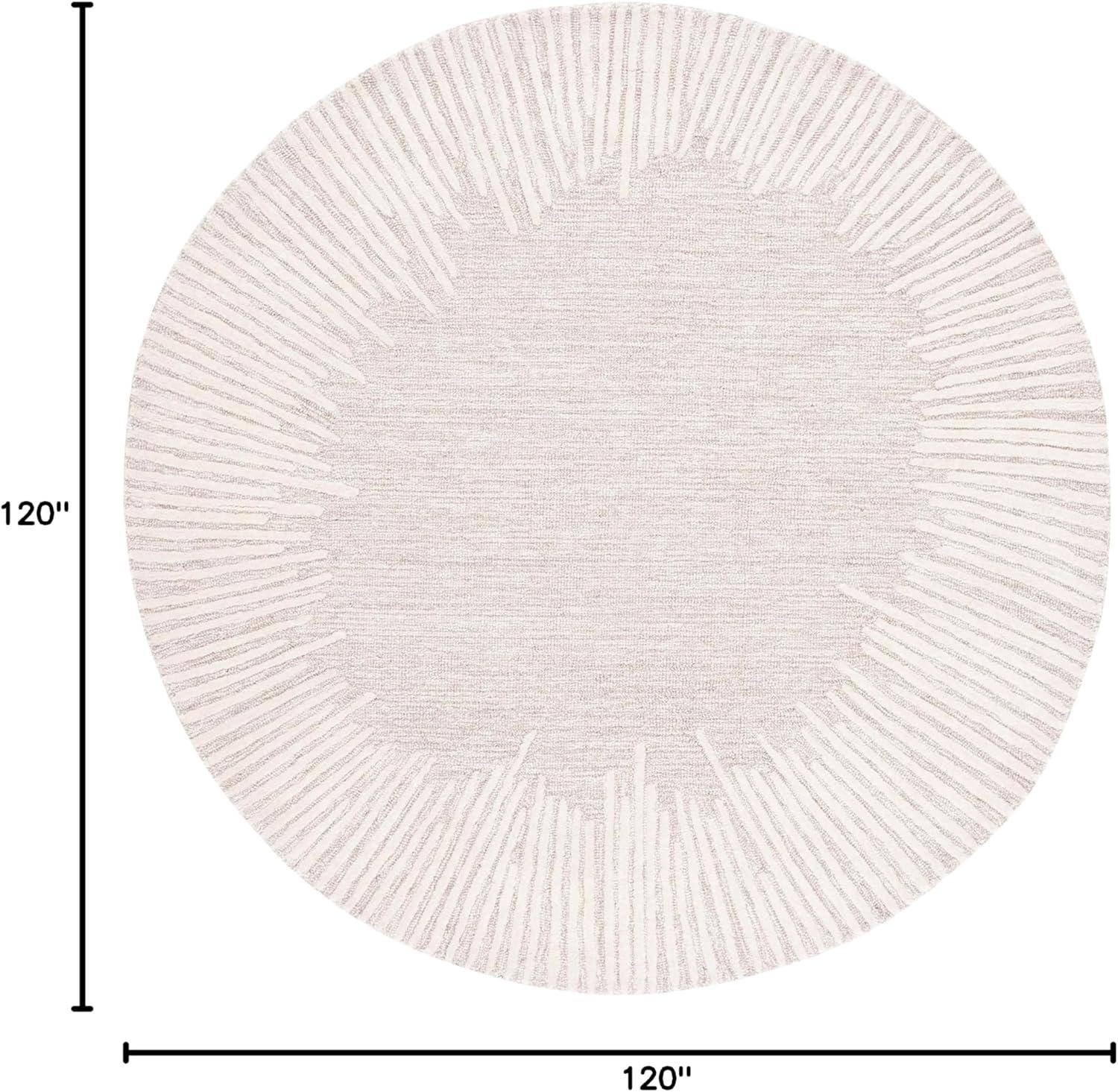 image:imageSAFAVIEH Abstract Collection Area Rug 5 x 8 Black amp Ivory Handmade Wool Ideal for High Traffic Areas in Living Room Bedroom ABT478ZNaturalIvory
