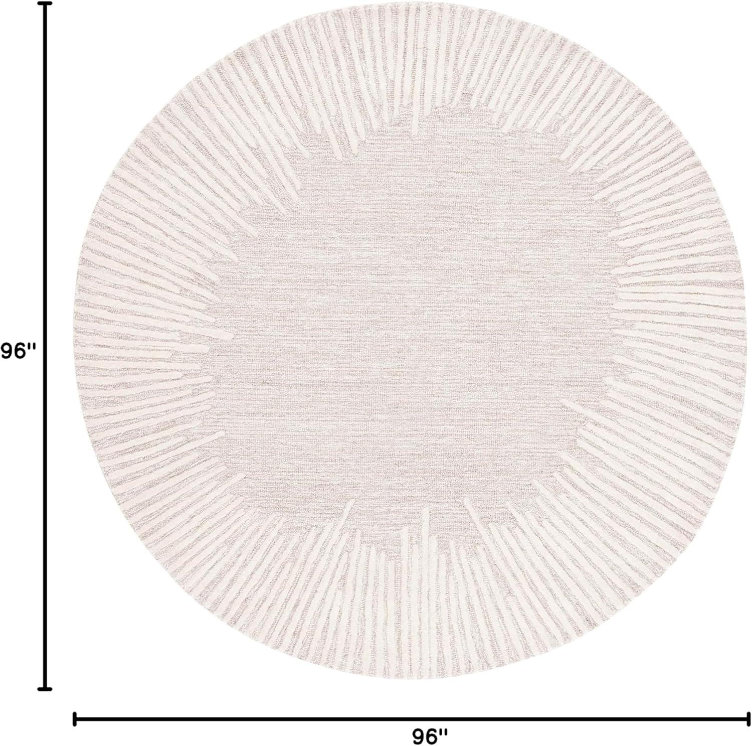 image:imageSAFAVIEH Abstract Collection Area Rug 5 x 8 Black amp Ivory Handmade Wool Ideal for High Traffic Areas in Living Room Bedroom ABT478ZNaturalIvory