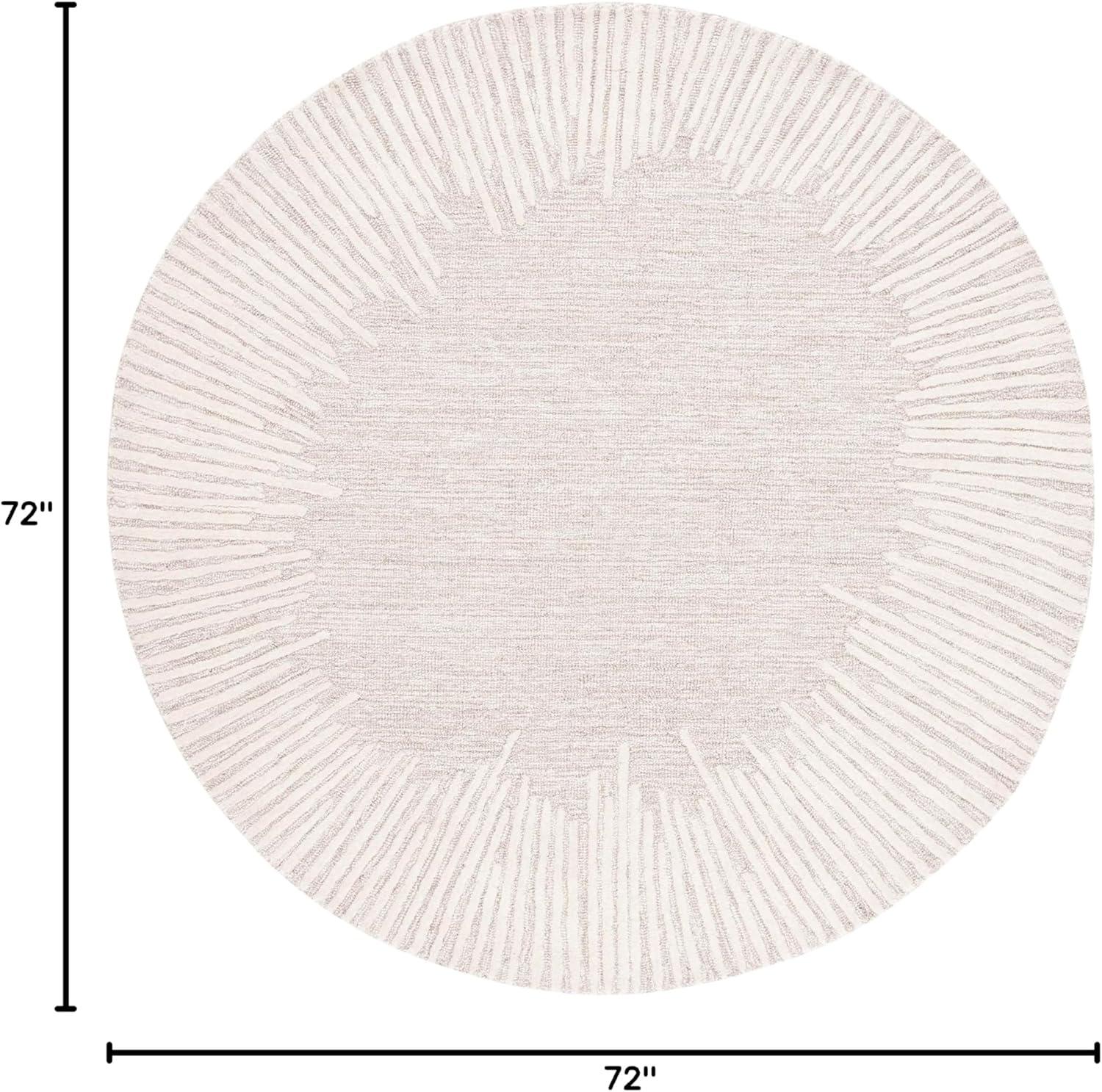 image:imageSAFAVIEH Abstract Collection Area Rug 5 x 8 Black amp Ivory Handmade Wool Ideal for High Traffic Areas in Living Room Bedroom ABT478ZNaturalIvory