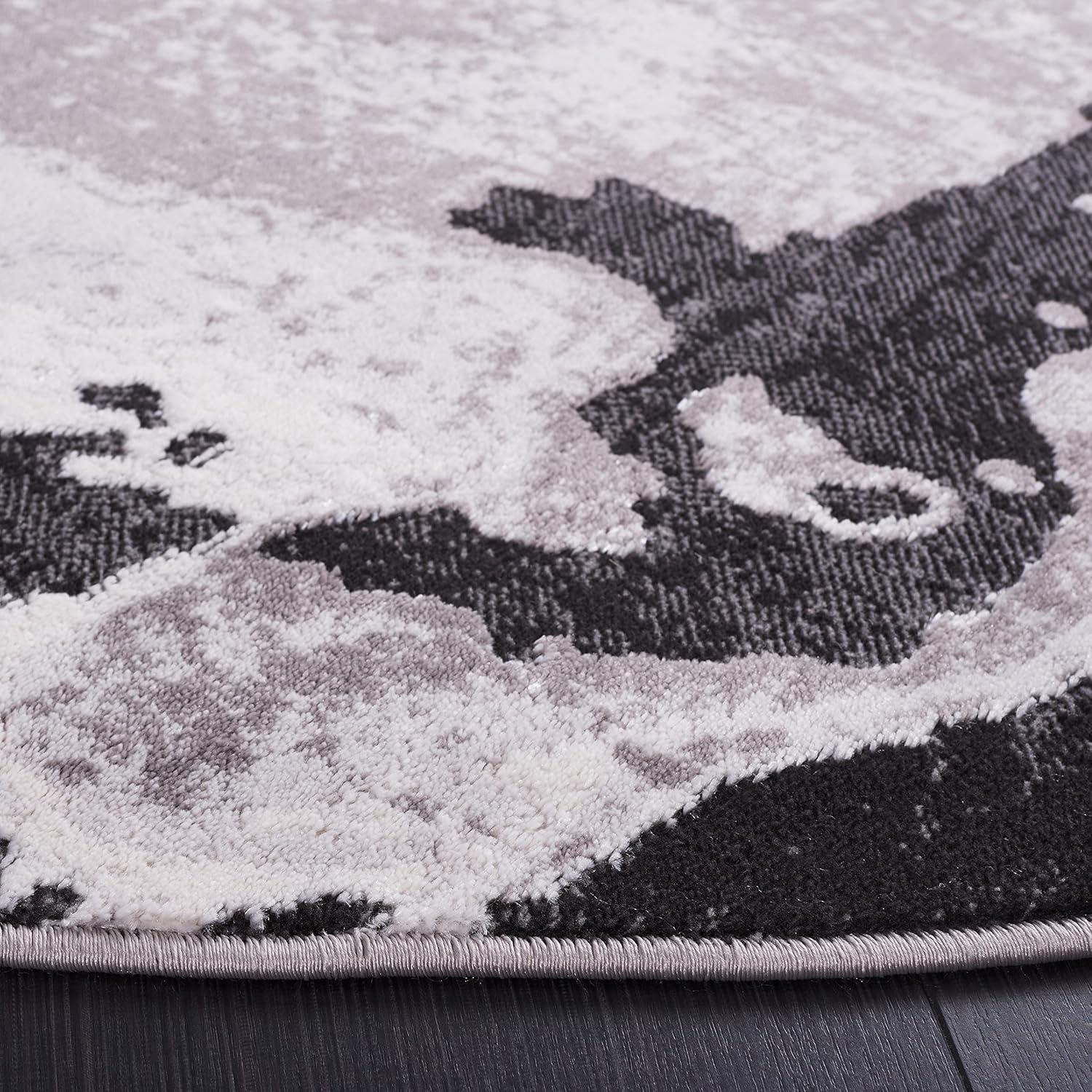 image:imageSAFAVIEH Area Rug 8x10 Amelia Collection Large Charcoal amp Grey Modern Design NonShedding amp Easy Cleaning Ideal for Living Room Bedroom Office Dining Space ALA277JCharcoalGrey