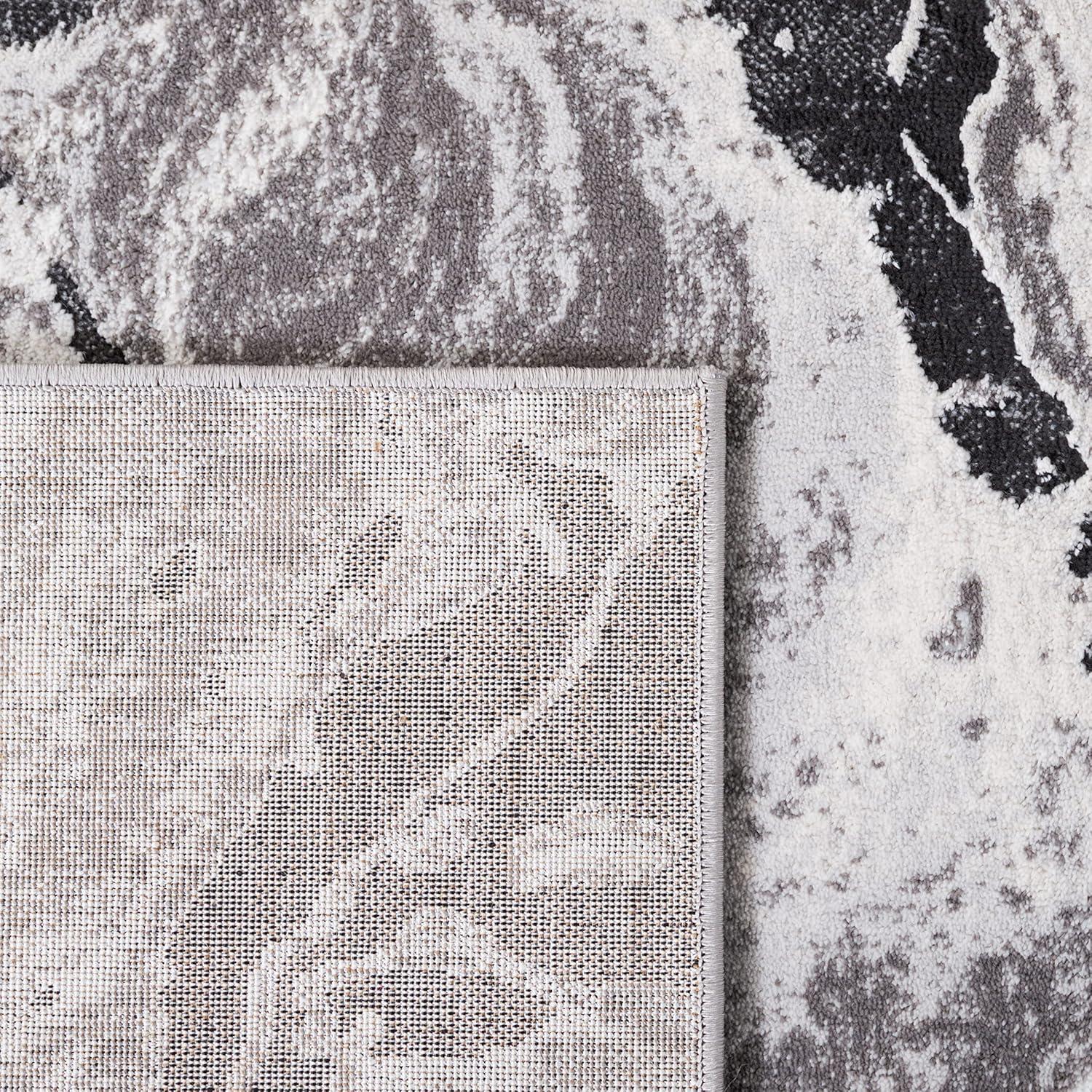 image:imageSAFAVIEH Area Rug 8x10 Amelia Collection Large Charcoal amp Grey Modern Design NonShedding amp Easy Cleaning Ideal for Living Room Bedroom Office Dining Space ALA277JCharcoalGrey