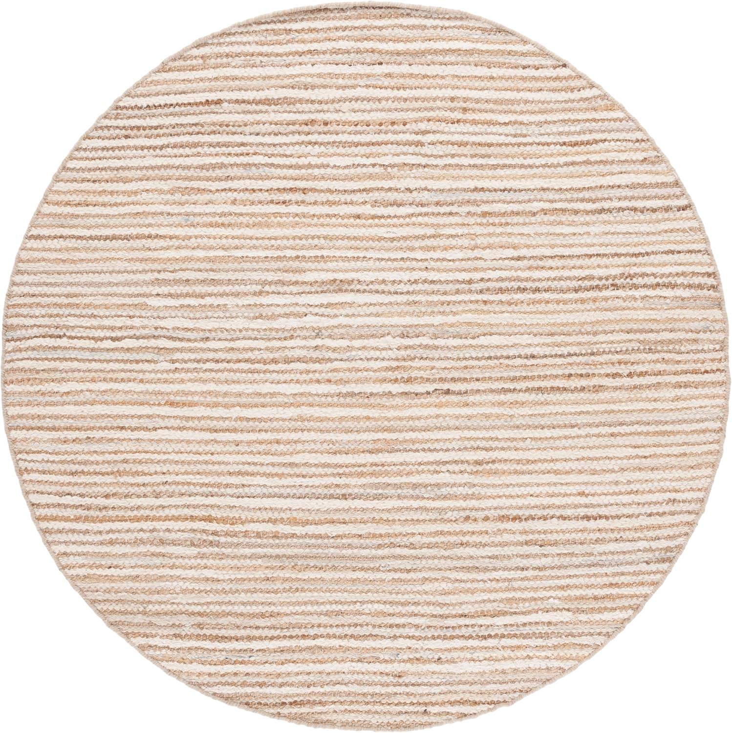image:imageSAFAVIEH Area Rug 8x10 Cape Cod Collection Large Natural amp Green Geometric Design Ideal for Living Room Bedroom Office Dining Space CAP151YNaturalIvory