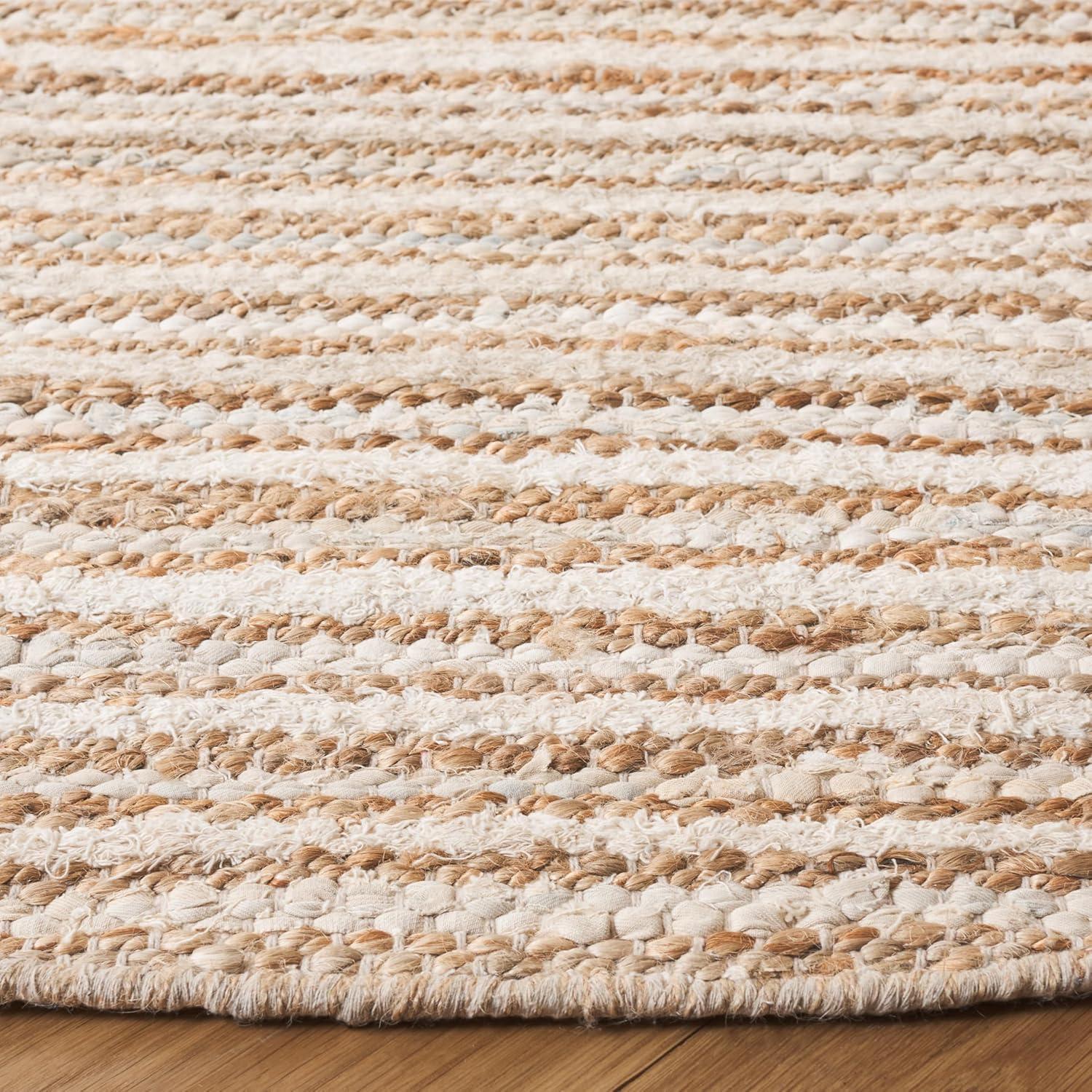 image:imageSAFAVIEH Area Rug 8x10 Cape Cod Collection Large Natural amp Green Geometric Design Ideal for Living Room Bedroom Office Dining Space CAP151YNaturalIvory