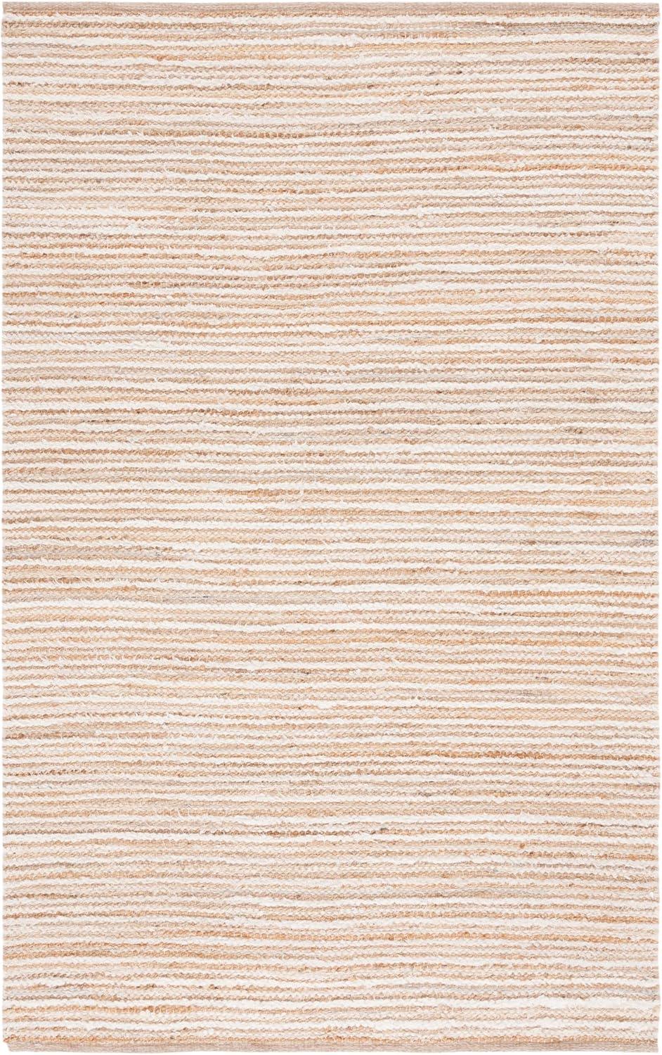 image:imageSAFAVIEH Area Rug 8x10 Cape Cod Collection Large Natural amp Green Geometric Design Ideal for Living Room Bedroom Office Dining Space CAP151YNaturalIvory