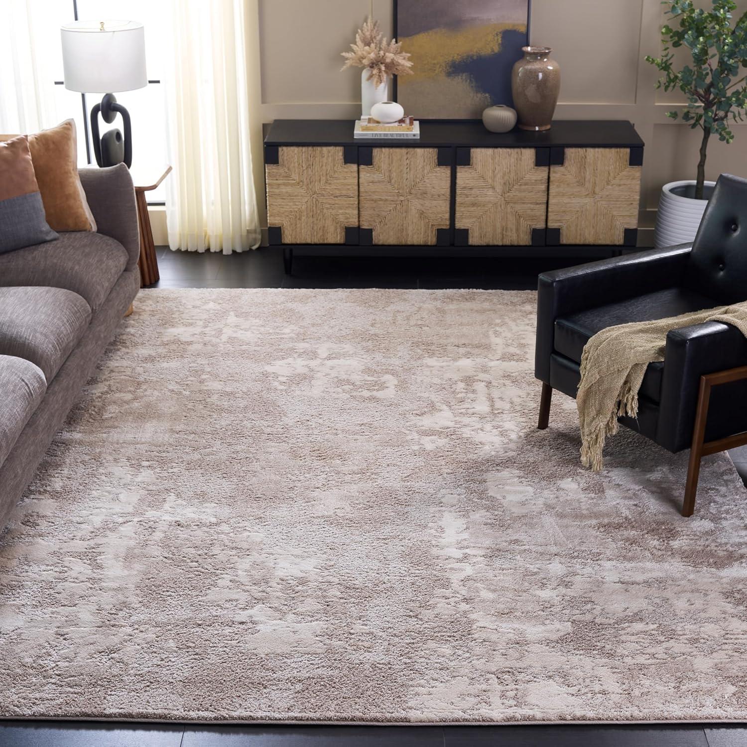 image:imageSAFAVIEH Area Rug 8x10 Century Collection Large Beige amp Grey Modern Design NonShedding amp Easy Cleaning Ideal for Living Room Bedroom Office Dining Space CTY339BBeige