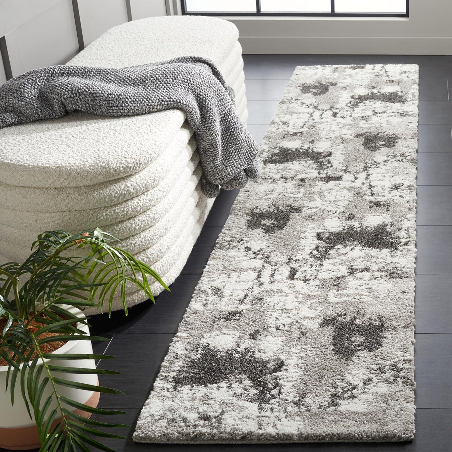 image:imageSAFAVIEH Area Rug 8x10 Century Collection Large Beige amp Grey Modern Design NonShedding amp Easy Cleaning Ideal for Living Room Bedroom Office Dining Space CTY339BGreyIvory