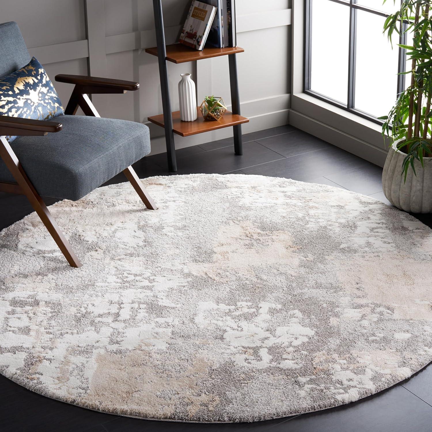 image:imageSAFAVIEH Area Rug 8x10 Century Collection Large Beige amp Grey Modern Design NonShedding amp Easy Cleaning Ideal for Living Room Bedroom Office Dining Space CTY339BBeigeGrey