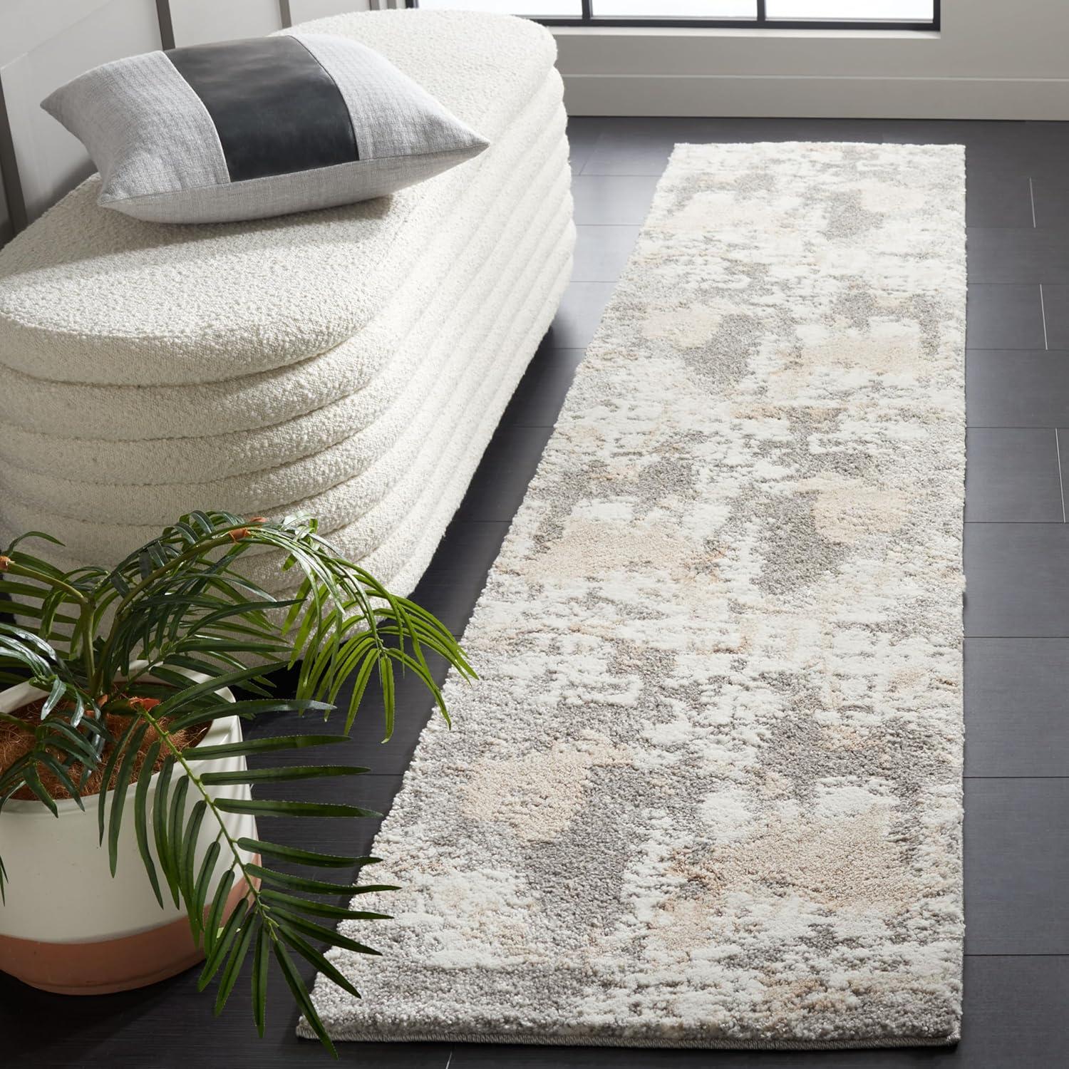 image:imageSAFAVIEH Area Rug 8x10 Century Collection Large Beige amp Grey Modern Design NonShedding amp Easy Cleaning Ideal for Living Room Bedroom Office Dining Space CTY339BBeigeGrey