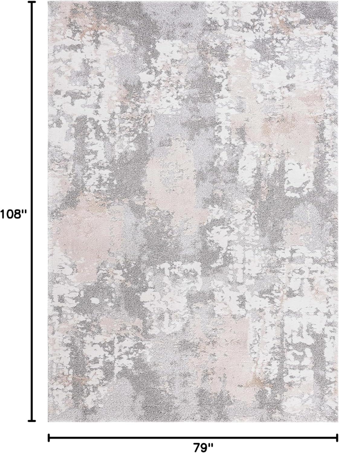 image:imageSAFAVIEH Area Rug 8x10 Century Collection Large Beige amp Grey Modern Design NonShedding amp Easy Cleaning Ideal for Living Room Bedroom Office Dining Space CTY339BBeigeGrey