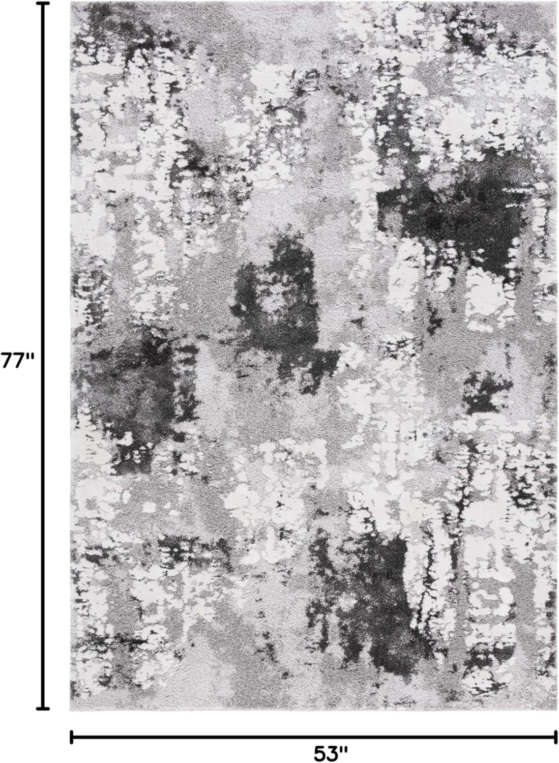 image:imageSAFAVIEH Area Rug 8x10 Century Collection Large Beige amp Grey Modern Design NonShedding amp Easy Cleaning Ideal for Living Room Bedroom Office Dining Space CTY339BGreyIvory