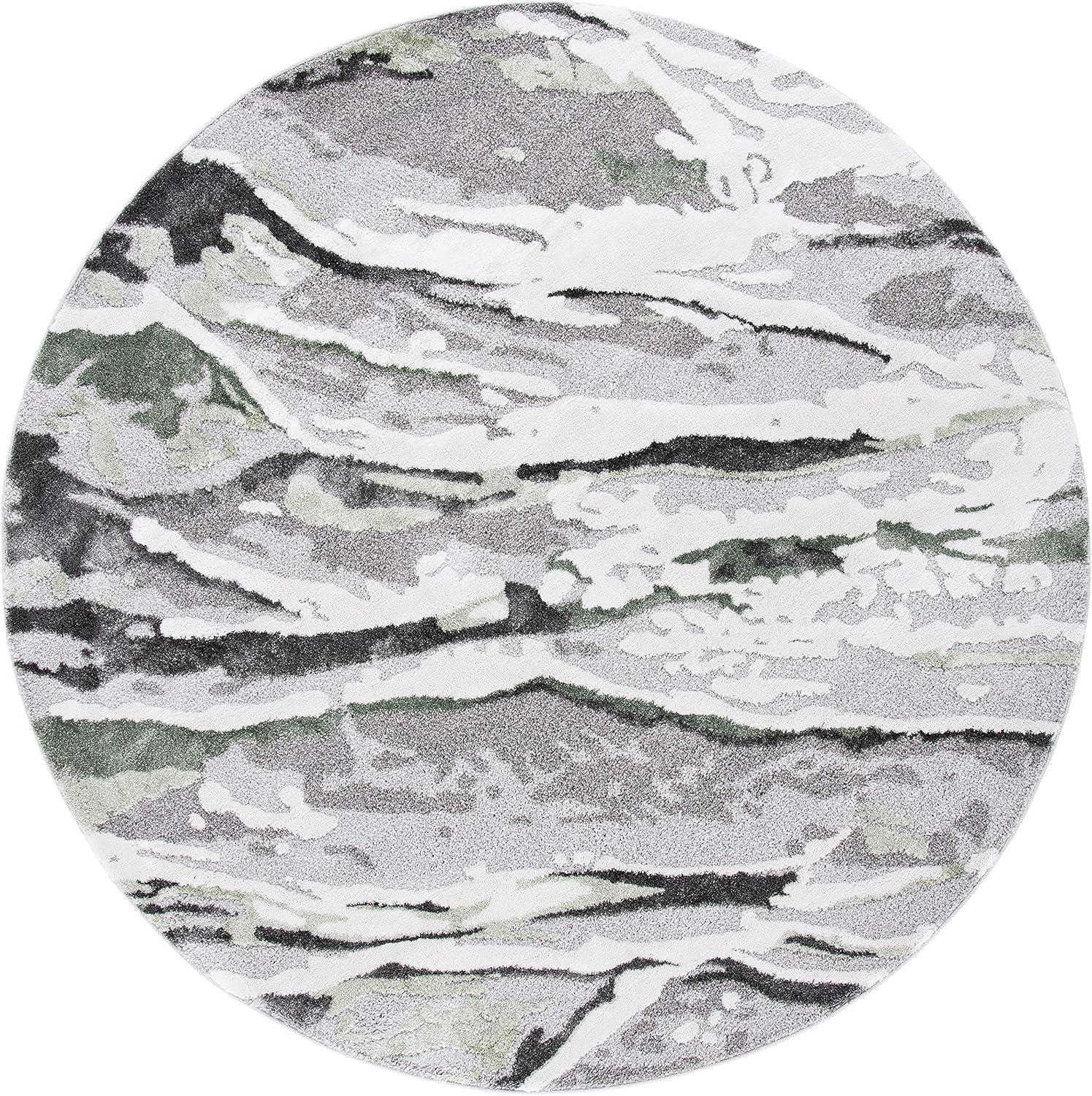 image:imageSAFAVIEH Area Rug 8x10 Century Collection Large Grey amp Green Modern Abstract Design NonShedding amp Easy Cleaning Ideal for Living Room Bedroom Office Dining Space CTY324FGreyGreen