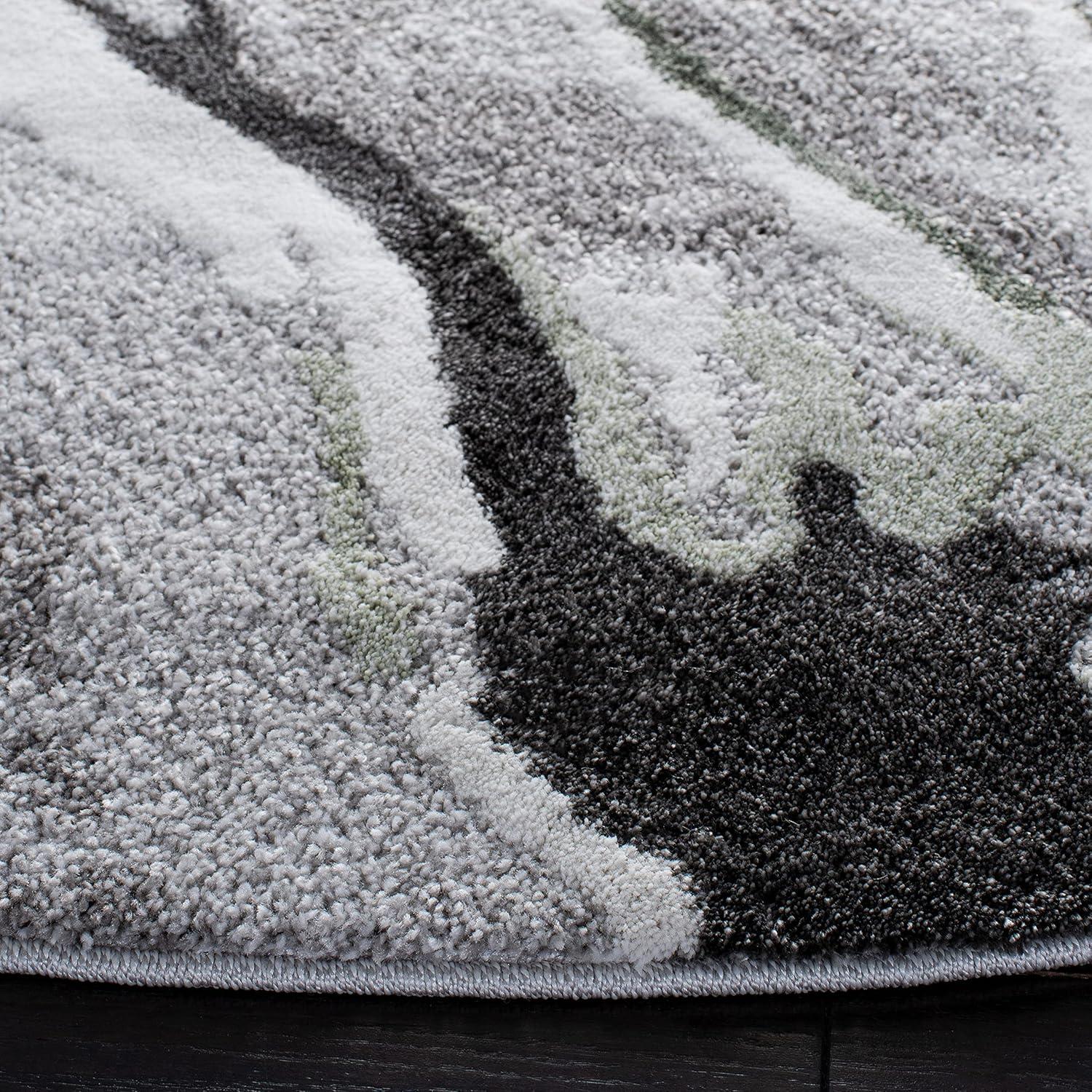 image:imageSAFAVIEH Area Rug 8x10 Century Collection Large Grey amp Green Modern Abstract Design NonShedding amp Easy Cleaning Ideal for Living Room Bedroom Office Dining Space CTY324FGreyGreen