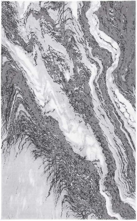 image:imageSAFAVIEH Area Rug 8x10 Craft Collection Large Blue amp Grey Modern Abstract Design NonShedding amp Easy Cleaning Ideal for Living Room Bedroom Office Dining Space CFT844MLight GreyGrey