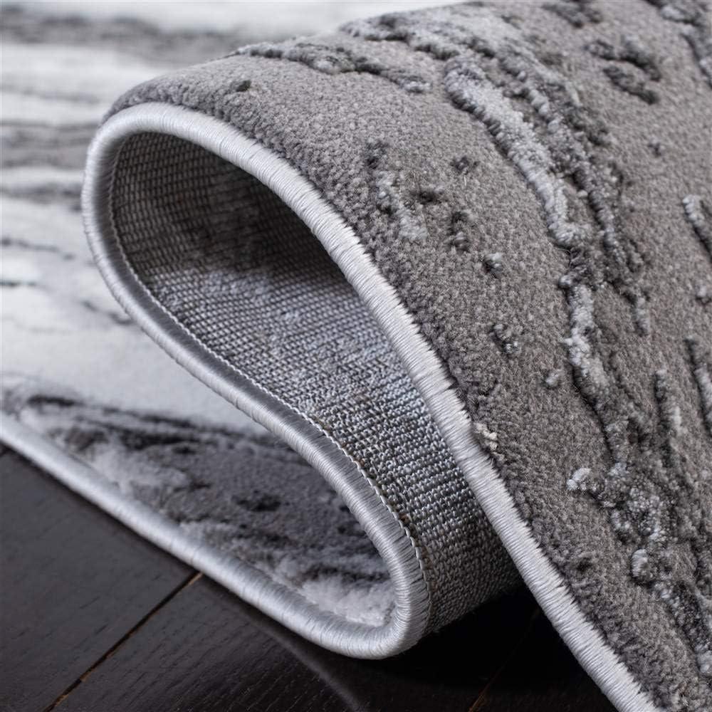 image:imageSAFAVIEH Area Rug 8x10 Craft Collection Large Blue amp Grey Modern Abstract Design NonShedding amp Easy Cleaning Ideal for Living Room Bedroom Office Dining Space CFT844MLight GreyGrey