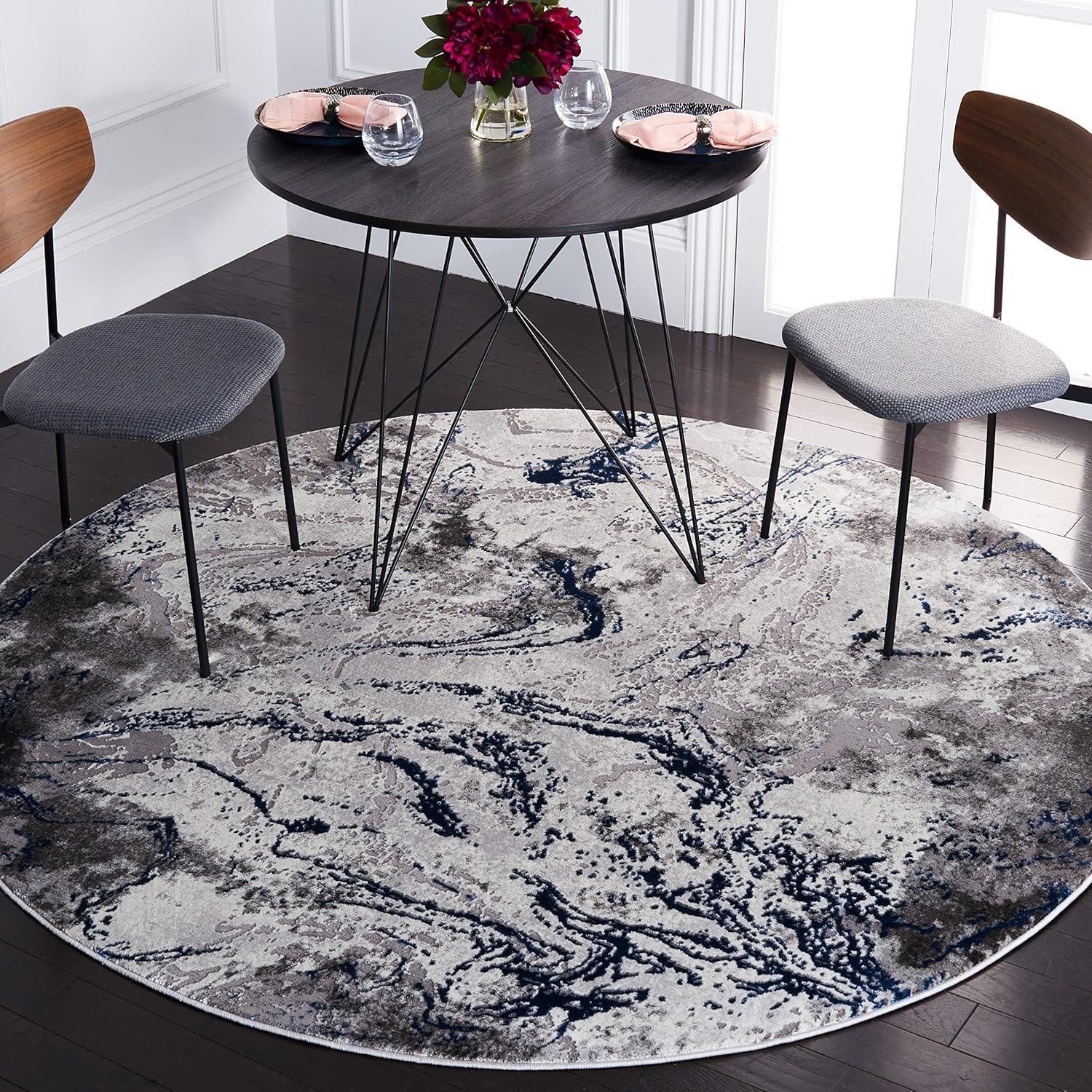 image:imageSAFAVIEH Area Rug 8x10 Craft Collection Large Grey amp Green Modern Abstract Design NonShedding amp Easy Cleaning Ideal for Living Room Bedroom Office Dining Space CFT864JGreyBlue