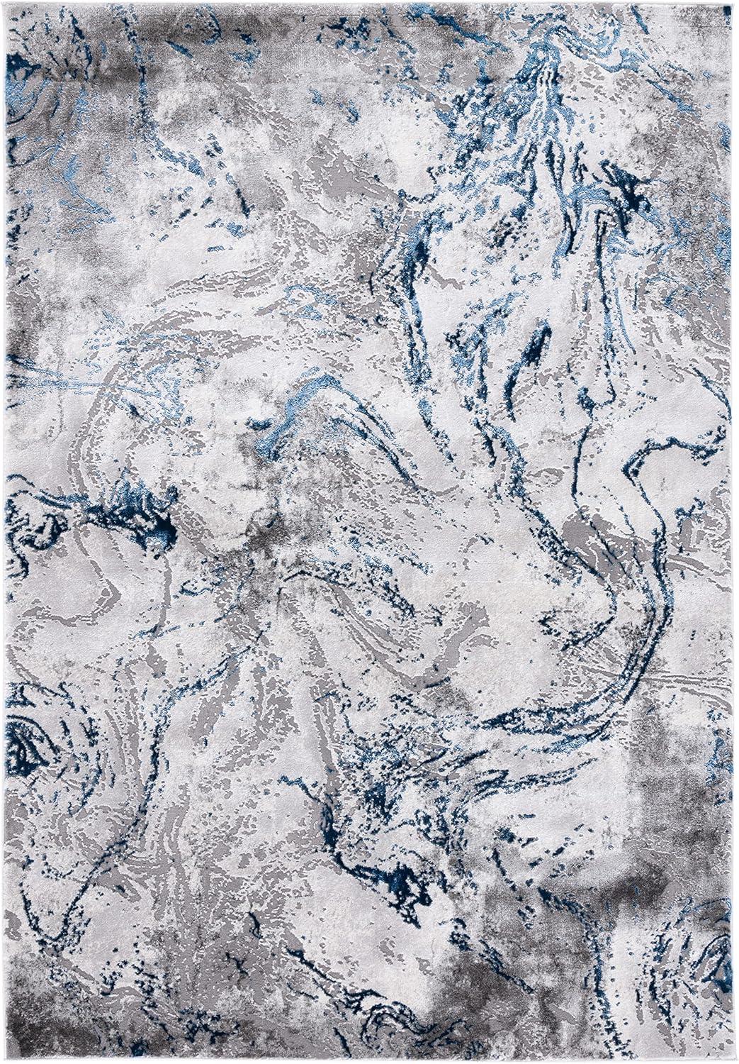 image:imageSAFAVIEH Area Rug 8x10 Craft Collection Large Grey amp Green Modern Abstract Design NonShedding amp Easy Cleaning Ideal for Living Room Bedroom Office Dining Space CFT864JGreyBlue