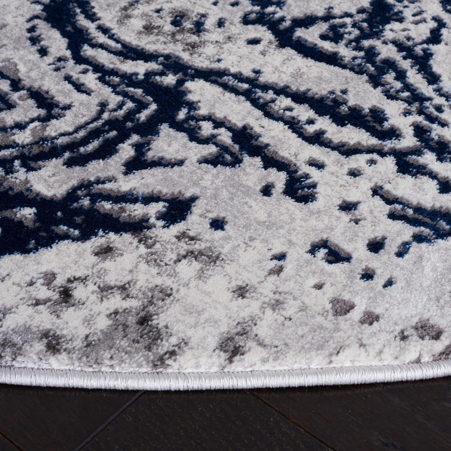 image:imageSAFAVIEH Area Rug 8x10 Craft Collection Large Grey amp Green Modern Abstract Design NonShedding amp Easy Cleaning Ideal for Living Room Bedroom Office Dining Space CFT864JGreyBlue