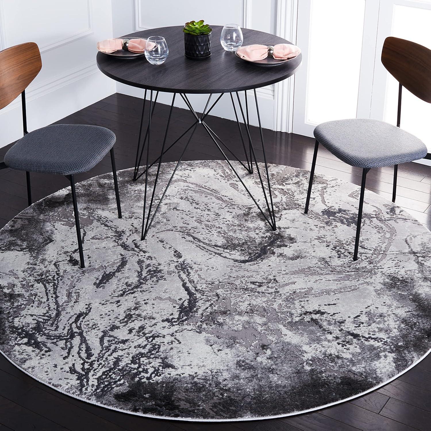 image:imageSAFAVIEH Area Rug 8x10 Craft Collection Large Grey amp Green Modern Abstract Design NonShedding amp Easy Cleaning Ideal for Living Room Bedroom Office Dining Space CFT864JGreySilver