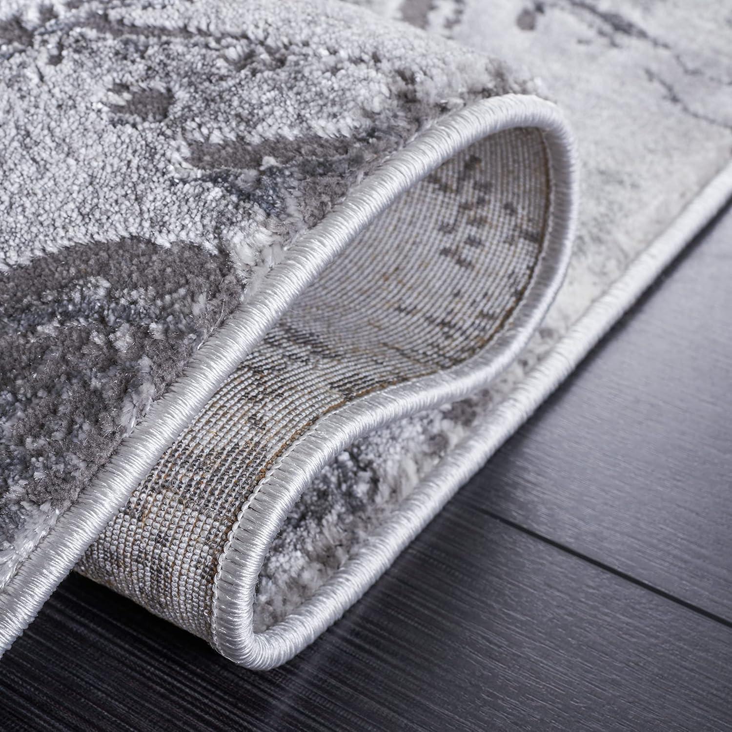 image:imageSAFAVIEH Area Rug 8x10 Craft Collection Large Grey amp Green Modern Abstract Design NonShedding amp Easy Cleaning Ideal for Living Room Bedroom Office Dining Space CFT864JGreySilver