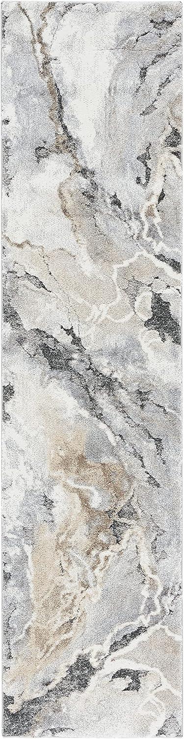 image:imageSAFAVIEH Area Rug 8x10 Cyrus Shag Collection Large Blue amp Beige Modern Abstract Design NonShedding amp Easy Cleaning Ideal for Living Room Bedroom Office Dining Space CYR121MGreyBeige
