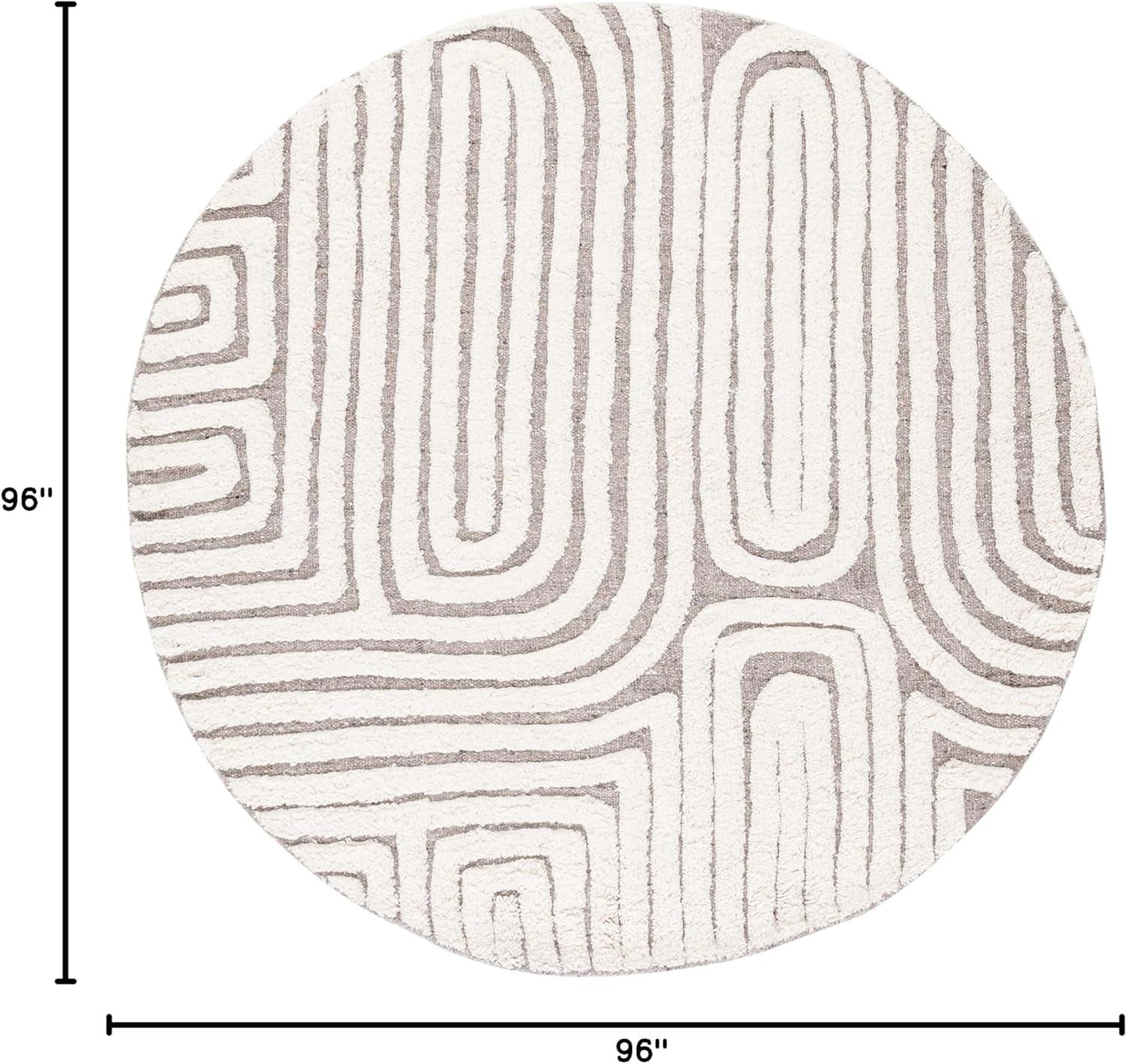 image:imageSAFAVIEH Area Rug 8x10 Cyrus Shag Collection Large Blue amp Beige Modern Abstract Design NonShedding amp Easy Cleaning Ideal for Living Room Bedroom Office Dining Space CYR121MBeigeIvory