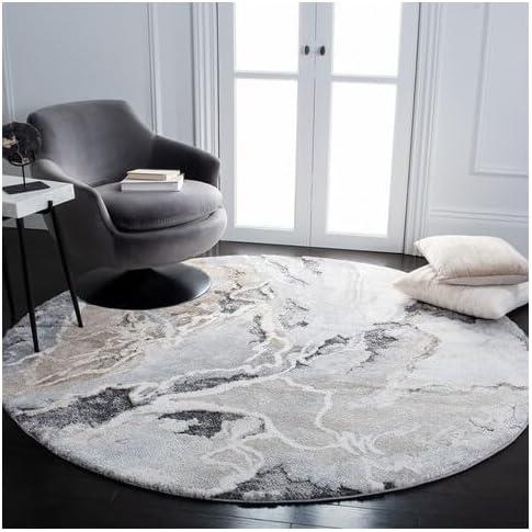 image:imageSAFAVIEH Area Rug 8x10 Cyrus Shag Collection Large Blue amp Beige Modern Abstract Design NonShedding amp Easy Cleaning Ideal for Living Room Bedroom Office Dining Space CYR121MGreyBeige