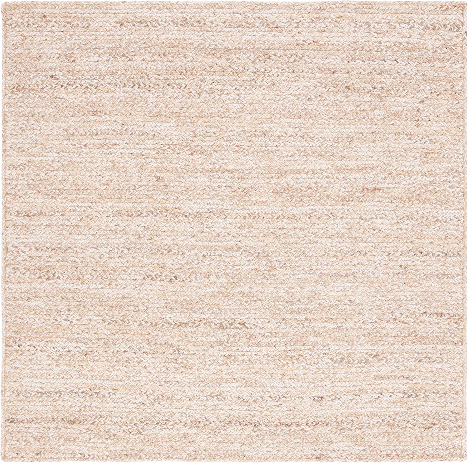 image:imageSAFAVIEH Area Rug 8x10 Natural Fiber Collection Large Black amp Natural Handmade Wool amp Jute Ideal for Living Room Bedroom Dining Space NFB950ZIvoryNatural