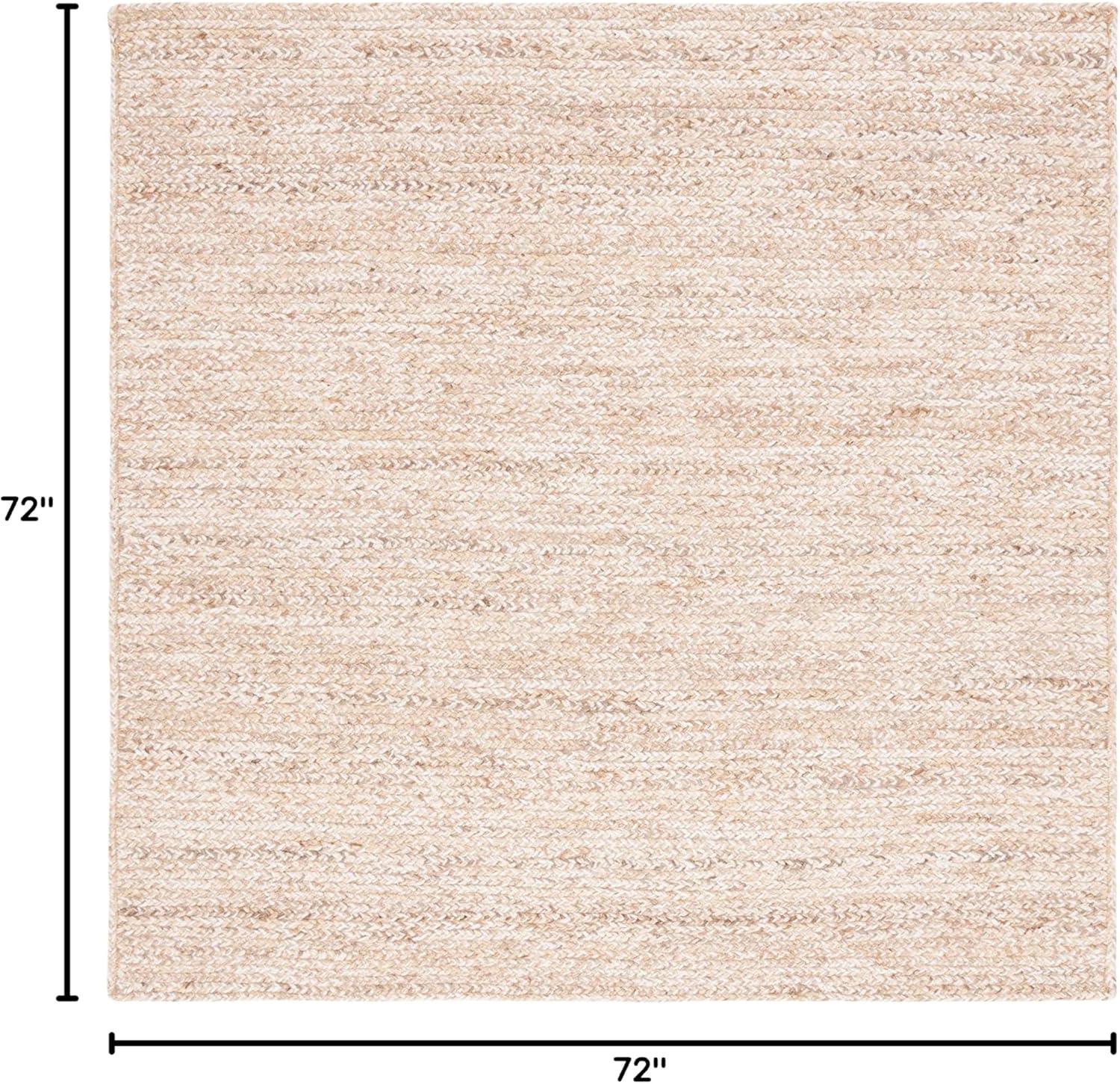 image:imageSAFAVIEH Area Rug 8x10 Natural Fiber Collection Large Black amp Natural Handmade Wool amp Jute Ideal for Living Room Bedroom Dining Space NFB950ZIvoryNatural