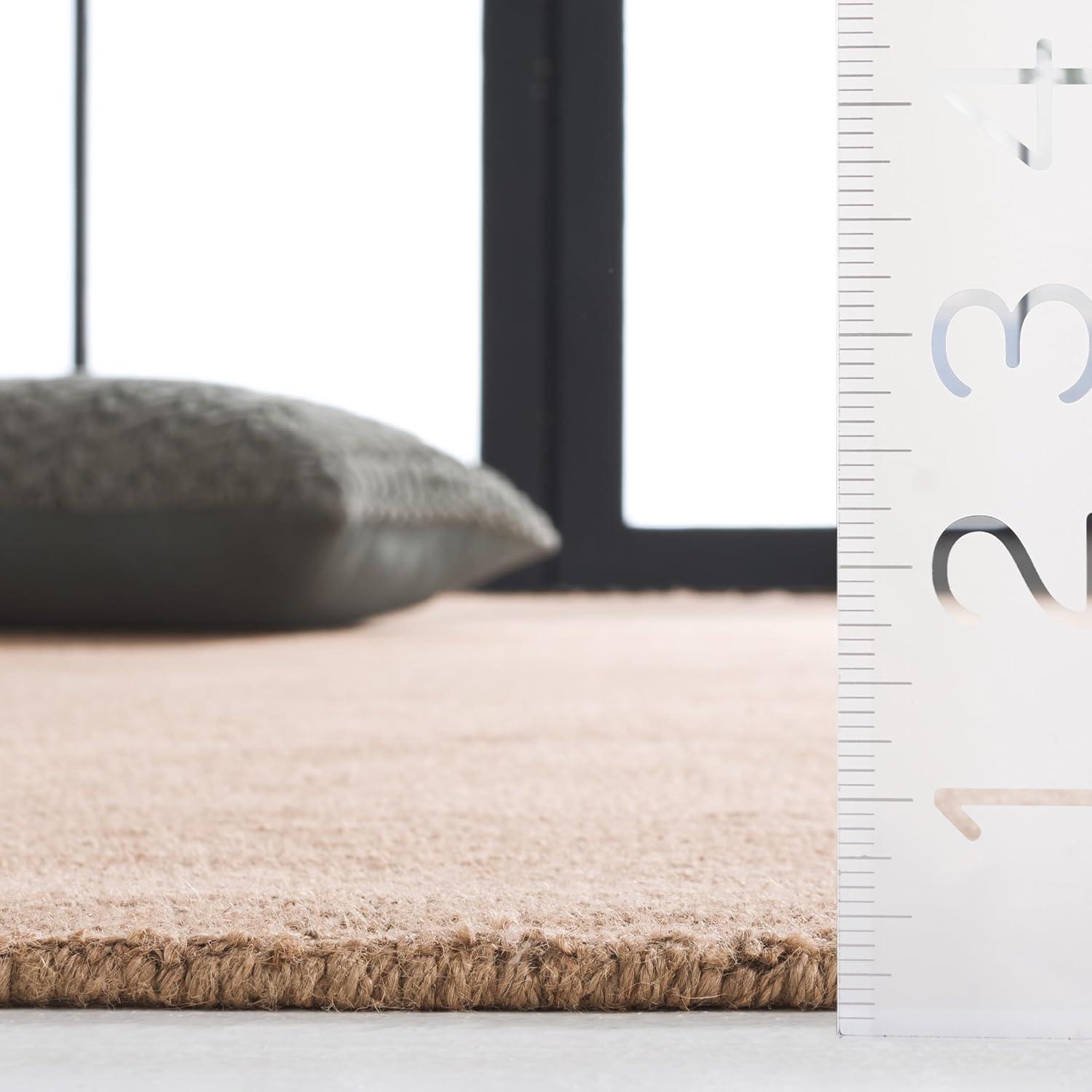 image:imageSAFAVIEH Area Rug 8x10 Natural Fiber Collection Large Gold Handmade Jute Ideal for Living Room Bedroom Dining Space NFB725DNatural